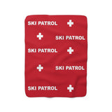 Ski Patrol Sherpa Fleece Blanket