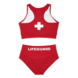 Lifeguard Sporty Bikini Set (AOP)